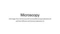 Microscopy Cell Images from Cell Structure & Function/Microscopy (Laboratory 4) and from Diffusion and Osmosis (Laboratory 5)