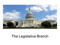 The Legislative Branch. Roots of the Legislative Branch.