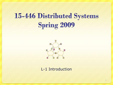 L-1 Introduction 1. Today's Lecture Administrivia Example topics 2.