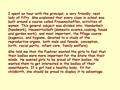 . I spent an hour with the principal, a very friendly, neat lady of fifty. She explained that every class in school was built around a course called Frauenschaffen,