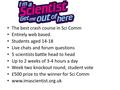 The best crash course in Sci Comm Entirely web based. Students aged 14-18 Live chats and forum questions 5 scientists battle head to head Up to 2 weeks.