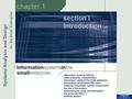 Information systems defined small enterprise characteristics Information needs of the small enterprise the systems development life cycle computer information.