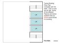 Lift Typical Building Floor Plan. Complete with fire walls. Click on and we will add Some of the different Passive and Active systems that you could come.