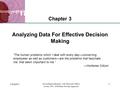 XP Chapter 3 Succeeding in Business with Microsoft Office Access 2003: A Problem-Solving Approach 1 Analyzing Data For Effective Decision Making Chapter.