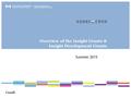 Social Sciences and Humanities Research Council of Canada Conseil de recherches en sciences humaines du Canada Overview of the Insight Grants & Insight.