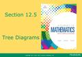 Copyright 2013, 2010, 2007, Pearson, Education, Inc. Section 12.5 Tree Diagrams.