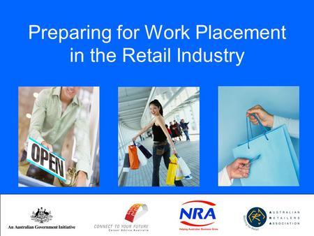 Preparing for Work Placement in the Retail Industry.