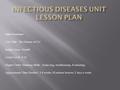 Unit Overview Unit Title: The Demise of Us? Subject Area: Health Grade Level: 9-12 Higher Order Thinking Skills: Analyzing, Synthesizing, Evaluating Approximate.