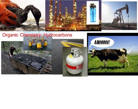 Organic Chemistry: Hydrocarbons. Hydrocarbon prefixes 1 C = meth- 2C = eth- 3C = prop- 4C = but- 5C = pent- 6C = hex- 7C = hept- 8C = oct- 10C = dec-