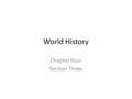 World History Chapter Four Section Three. Conflict Greek city-states would put aside differences and fight against a common enemy Persians had a huge.