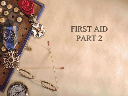 FIRST AID PART 2. Home and Workplace Safety 1. What is the fatal injury caused by electricity entering the body and destroying vital tissues?