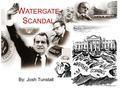 W ATERGATE S CANDAL By: Josh Tunstall. Richard M. Nixon The face behind Watergate  37 th President of the U.S  Spokesman for the “Silent Majority”.