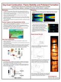 A combustion system capable of self-sustaining, unpiloted coal burning at thermal outputs as low as 500 W and as high as 50 kW has been designed and constructed.