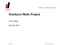 Force. Performance. Passion. © 2014 Holcim (Canada) Inc. Flamboro Wells Project CAP Update June 23, 2014 2014-06-20 Strength.