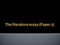  It is a well-structured investigation  to a response  towards a piece of literature  that expresses differing points of view  using supported analysis.