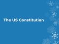 The US Constitution. Constitutional Convention  When? May 25, 1787  Where? Philadelphia in Independence Hall  Lasted several months in hot summer conditions.