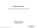 Primary Pyomyositis by J. Bickels, L. Ben-Sira, A. Kessler, and S. Wientroub J Bone Joint Surg Am Volume 84(12):2277-2286 December 1, 2002 ©2002 by The.