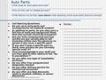 Auto Parts -What does an auto parts store sell? _____________________________________________________________________ -Who do they sell to (target groups)?