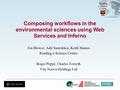 Composing workflows in the environmental sciences using Web Services and Inferno Jon Blower, Adit Santokhee, Keith Haines Reading e-Science Centre Roger.