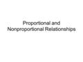 Proportional and Nonproportional Relationships. A teacher is planning a year-end pizza party for her students. Ace Pizza offers free delivery and charges.