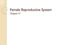 Female Reproductive System