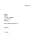 Example page BASICS. Example page AN EXAMPLE by V.R. Voller This is in blue starts a new paragraph and another a line with no break even with a return.