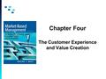 Chapter Four The Customer Experience and Value Creation.