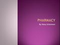 By Haley Schemmer.  Pharmacists dispense prescription medications to patients and offer advice on their safe use.  It should include health and life.