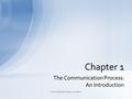 The Communication Process: An Introduction