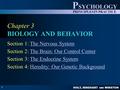 HOLT, RINEHART AND WINSTON P SYCHOLOGY PRINCIPLES IN PRACTICE 1 Chapter 3 BIOLOGY AND BEHAVIOR Section 1: The Nervous SystemThe Nervous System Section.