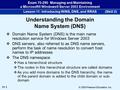 11.1 © 2004 Pearson Education, Inc. Exam 70-290 Managing and Maintaining a Microsoft® Windows® Server 2003 Environment Lesson 11: Introducing WINS, DNS,