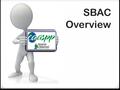 SBAC Overview. SBAC Data SBAC Data Using ATLAS Protocol Step 1- GETTING STARTED 0 The educator providing the student work gives a very brief statement.