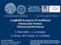 LogMAR-Analysis of multifocal intraocular lenses: Clinical performance A. Mannsfeld, I.-J. Limberger, A. Ehmer, M.P. Holzer, G. U.Auffarth International.