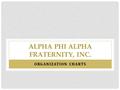 ALPHA PHI ALPHA FRATERNITY, INC. ORGANIZATION CHARTS.