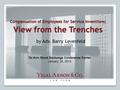 Compensation of Employees for Service Inventions: View from the Trenches by Adv. Barry Levenfeld Tel Aviv Stock Exchange Conference Center January 10,