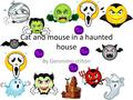 Cat and mouse in a haunted house By Geronimo stilton.