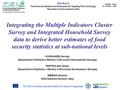 Statistics Division Beijing, China 25 October, 2007 EC-FAO Food Security Information for Action Programme Side Event Food Security Statistics and Information.