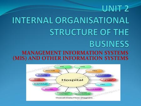 MANAGEMENT INFORMATION SYSTEMS (MIS) AND OTHER INFORMATION SYSTEMS.