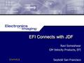 EFI Connects with JDF [ 9.11.03 ] Ravi Someshwar GM Velocity Products, EFI Seybold San Francisco.