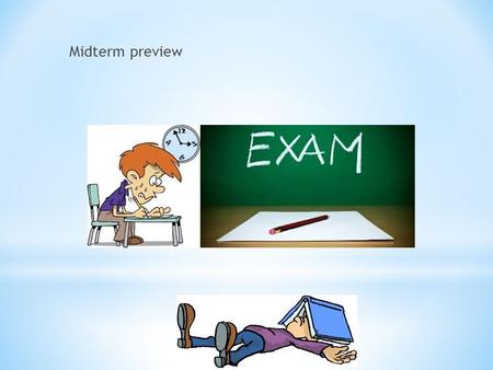 Midterm preview. double int = 2.0; True / FalseThe following is a syntactically correct variable declaration and assignment statement: