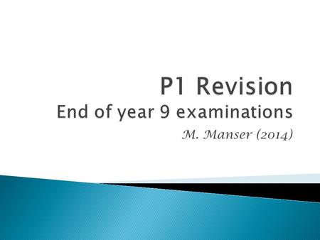 M. Manser (2014). Module P1:  EM waves  UV, skin cancer and sunburn  CFCs and the ozone layer M. Manser Sackville School.