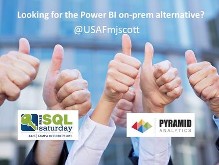 Looking for the Power BI on-prem alternative?