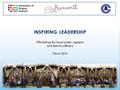 Www.ringingteachers.co.uk INSPIRING LEADERSHIP Workshop for local tower captains and district officers March 2016.