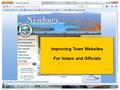 Improving Town Websites For Voters and Officials.