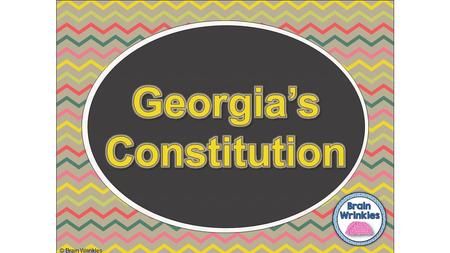 © Brain Wrinkles. A constitution establishes the relationship between a government and its people. The structure and powers of state government are defined.