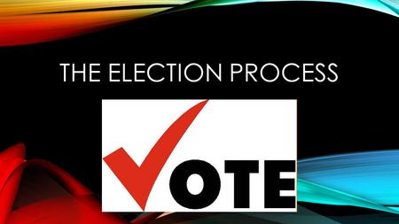 THE ELECTION PROCESS. STEPS 1. Announcement 2. State Caucuses or Primaries 3. Conventions 4. Nomination 5. General Election 6. Electoral College Votes.