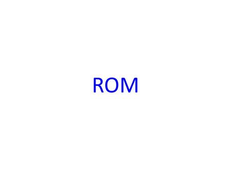 ROM. ROM functionalities. ROM boards has to provide data format conversion. – Event fragments, from the FE electronics, enter the ROM as serial data stream;