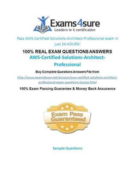 100% Exam Passing Guarantee & Money Back Assurance