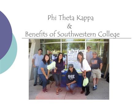 Phi Theta Kappa & Benefits of Southwestern College.