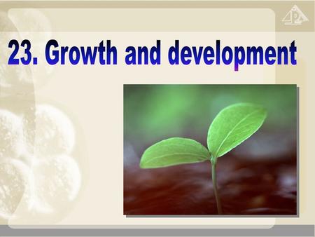 23 Growth and development (Extension) 23.1 Growth and development 23.2 Growth and development in humans 23.3 Seed germination 23.4 Growth and development.